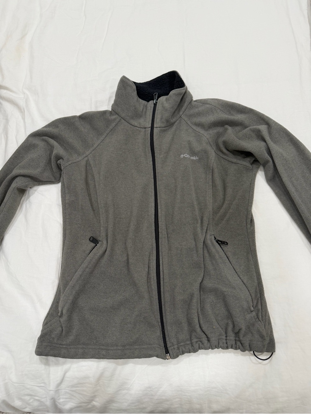 Columbia Women's Gray Full-Zip Fleece Jacket